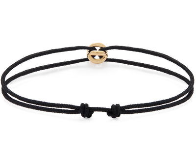 black interlaced cord bracelet le 1g